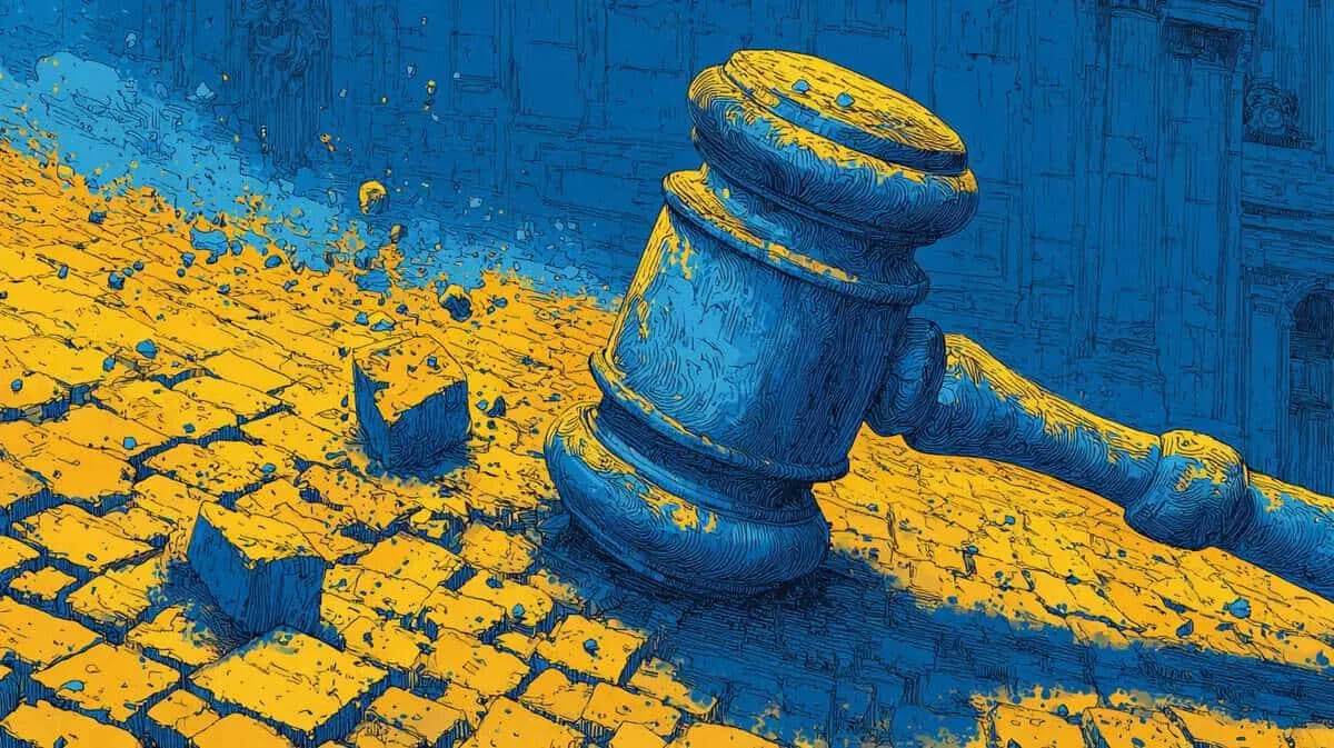 Gavel — symbol of justice.