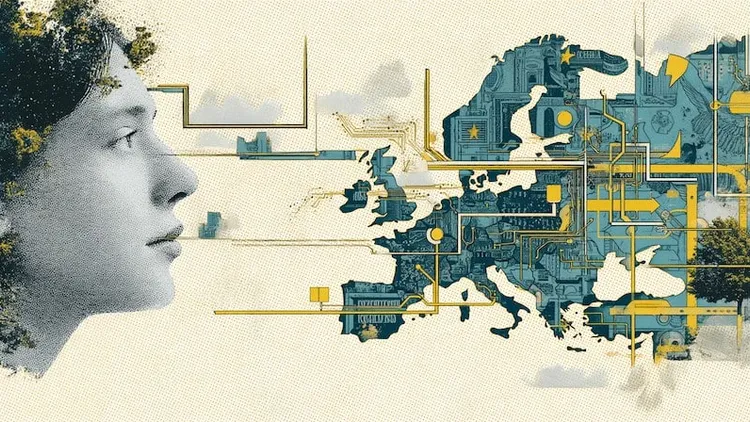 Europe — digital infrastructure and technology connections.