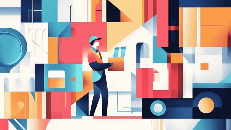 Urban worker with digital device — social Europe.
